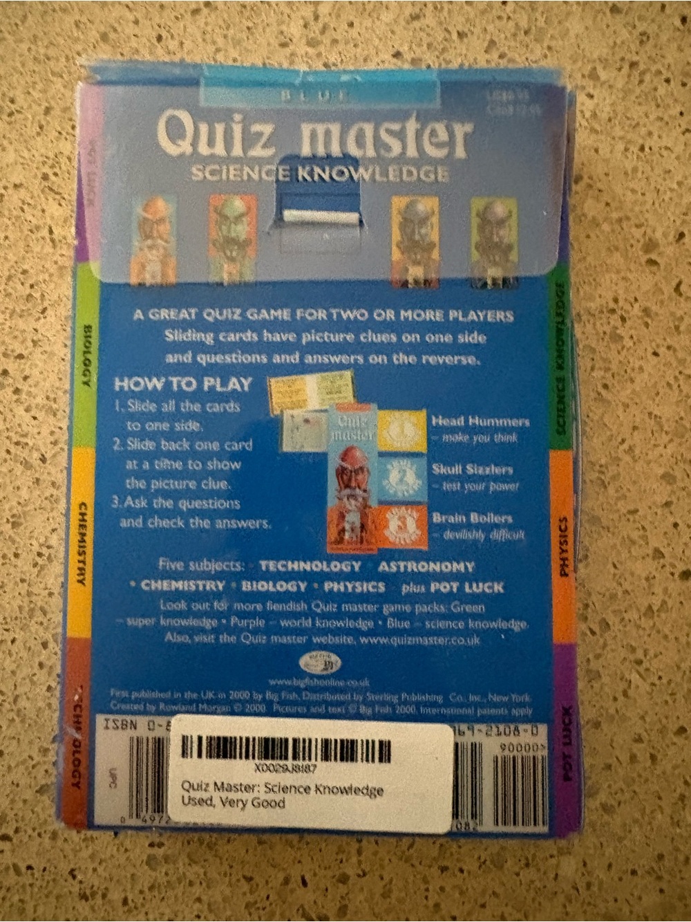Quiz Master Science Knowledge Trivia Game - Picture 2 of 3